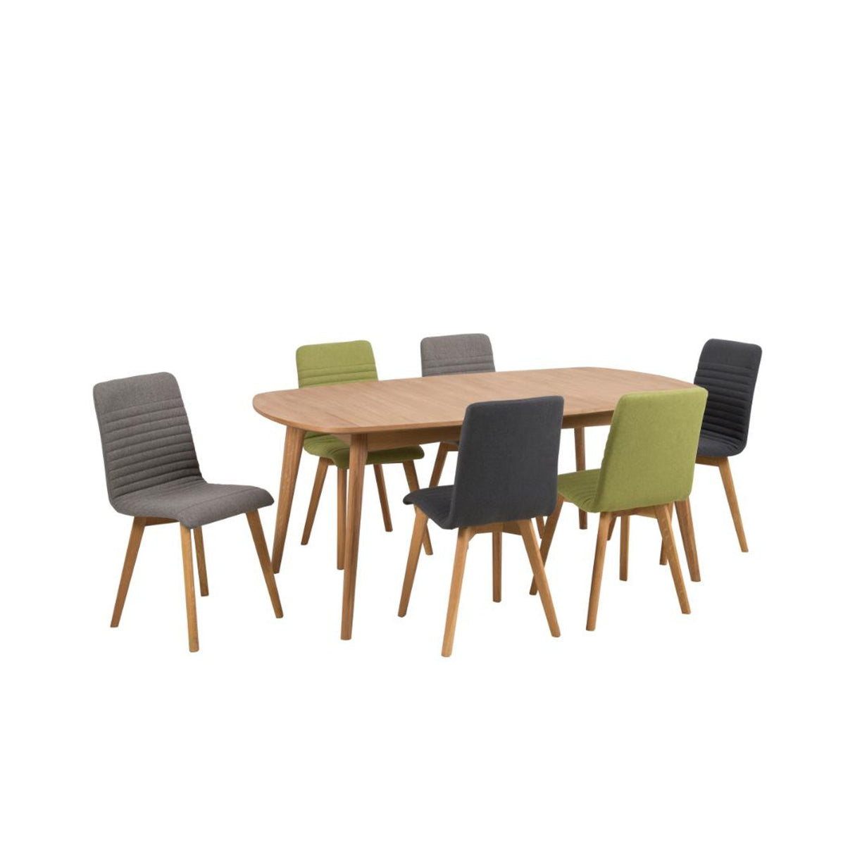 Marte Matbord 76x180x102 cm Ek