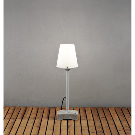 Lucca Lounge Golvlampa Ute Låg Grå