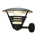 Gemini E27 Vägglampa Ute Mattsvart