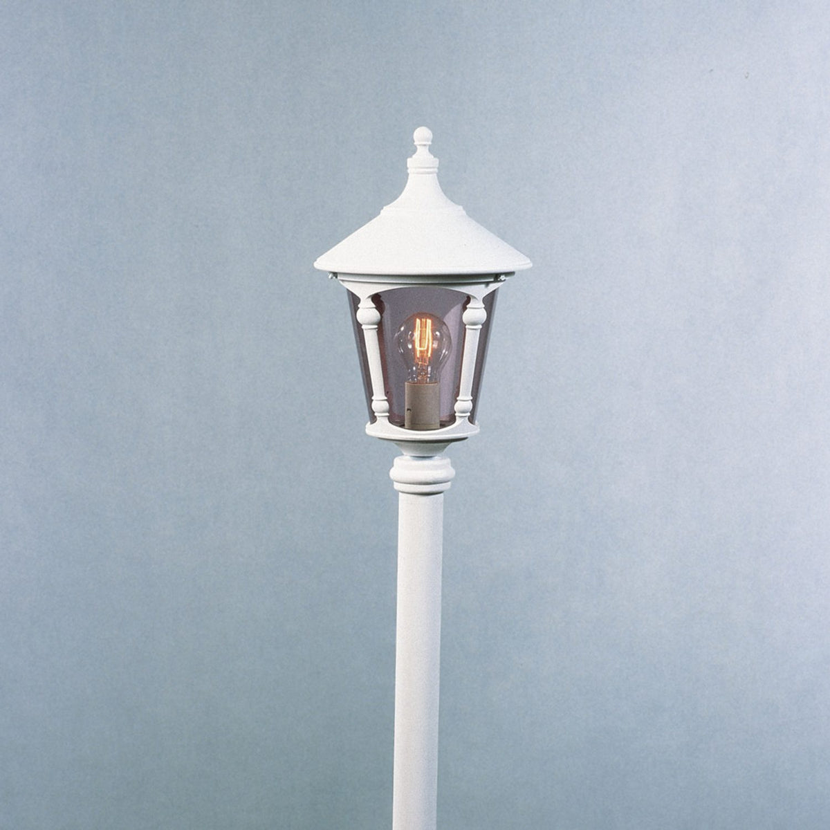 Virgo E27 24cm Trädgårdslykta Vit