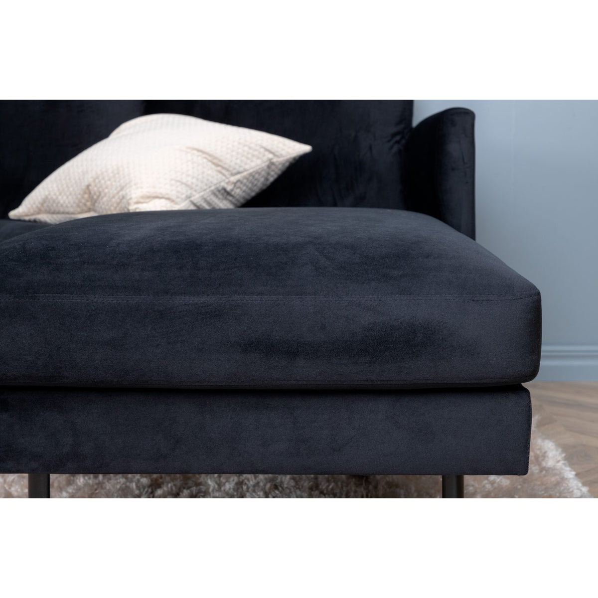 Zoom Schäslongsoffa Svart