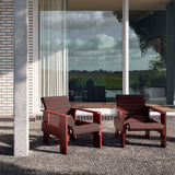 till Crate fåtölj 44,5 × 130 cm Kviltad dyna Sky grey