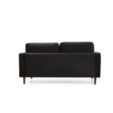 Verona (175 x 90 x 70 cm) 2-sitssoffa Svart ek