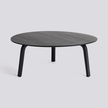 Bella Ø80 × H32 cm Soffbord Black – ek med vattenbaserad lack