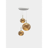 Whirl Trio Round Pendelsystem LED Gold