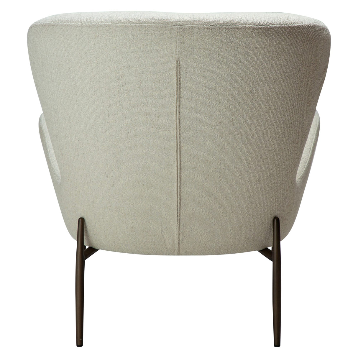 Glam Loungefåtölj Bone White, Antique Brass, 85 cm