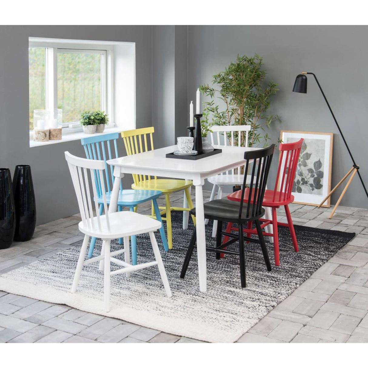 Ermont Matstol Vit