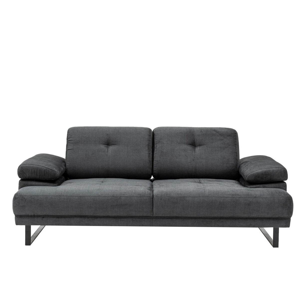 Kingston (199 x 99 x 83 cm) 2-sits bäddsoffa Antracit
