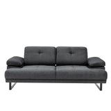 Kingston (199 x 99 x 83 cm) 2-sits bäddsoffa Antracit