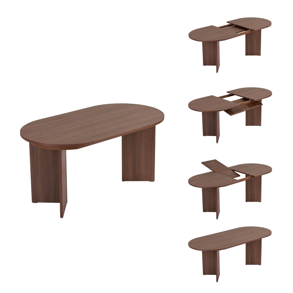 Amadeus Utdragbart matbord Milano Walnut