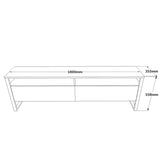 Uppsala TV (180 x 56 x 35,5 cm) Atlantisk furu TV-enhet
