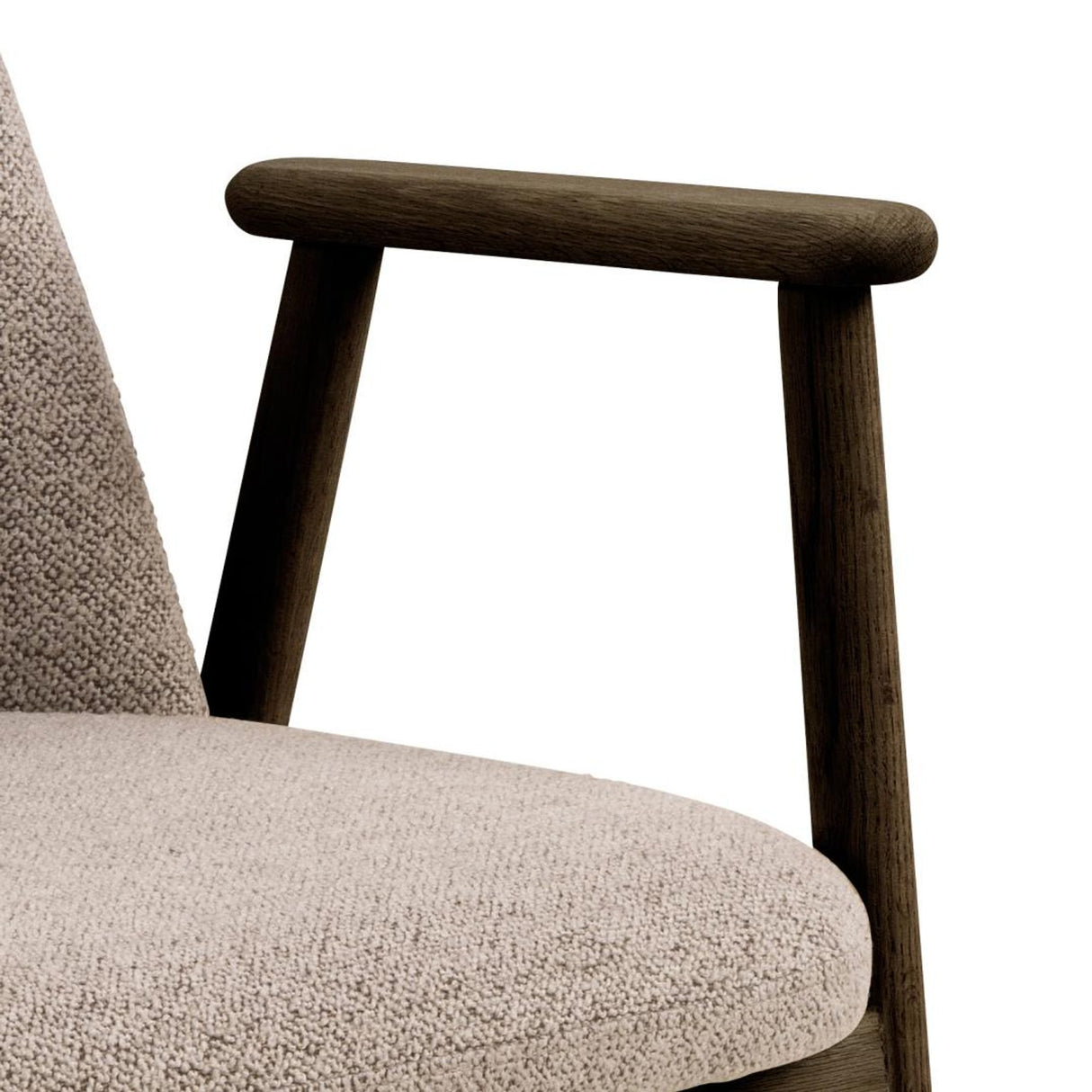 Rochefort Karmstol Rökt Ek/Beige