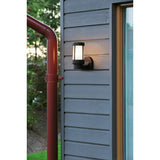 Siena E27 Vägglampa Ute Svart