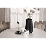 Hamden, Limhamn Rund matgrupp Beige, svart, Vit, ⌀80