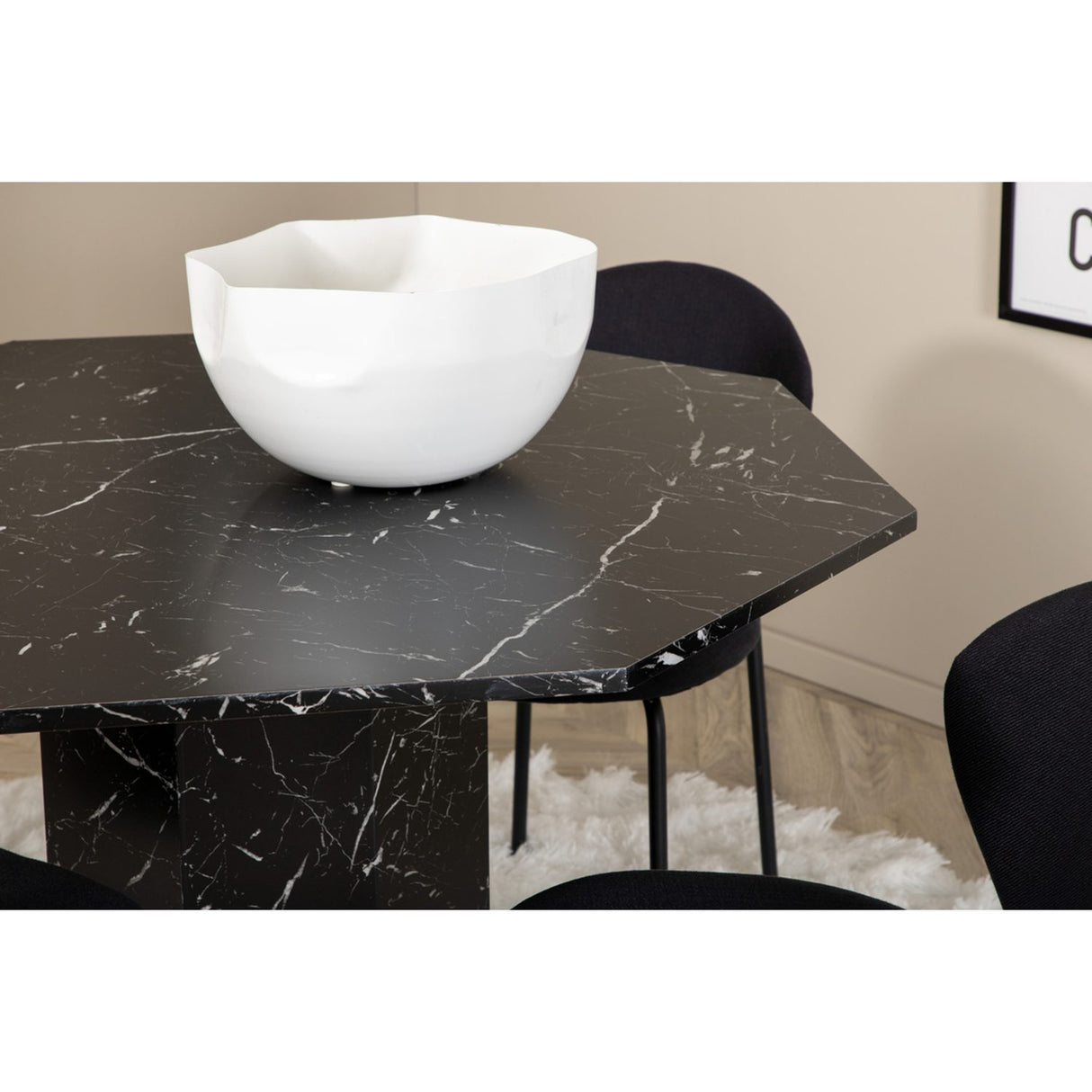 Marbs, Vault Rund matgrupp Svart, Svart, ⌀110