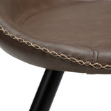 Flair Stol Major Brown Art.Leather, Black