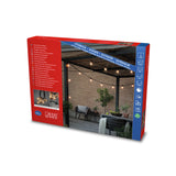 E27 10 amber M-form utbytbar LED Ljusslinga Ute