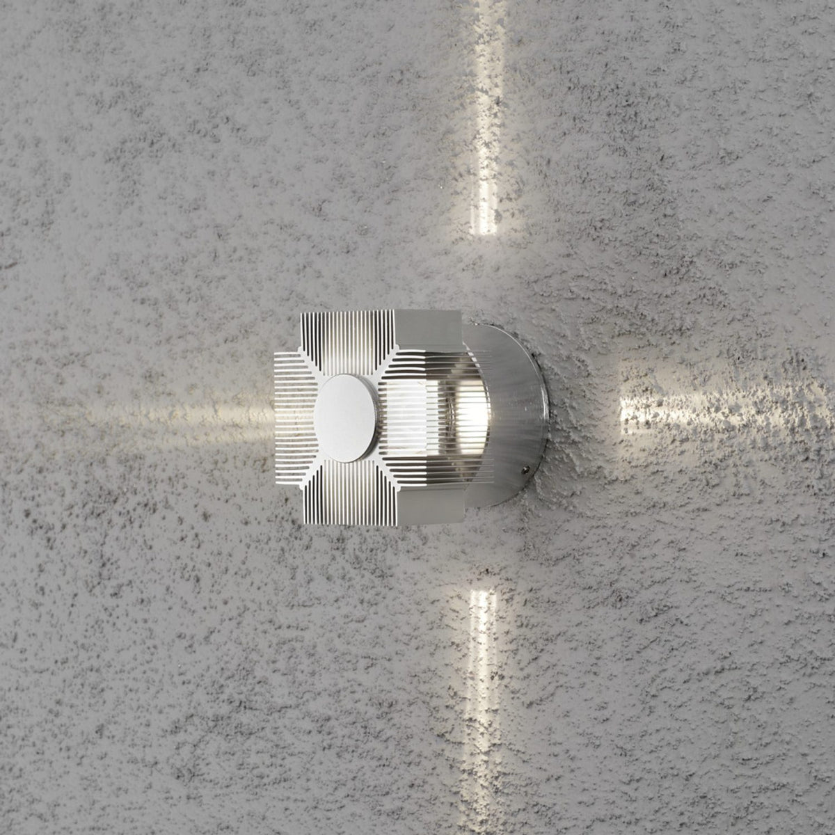 Monza HP-LED 3W Kryss Vägglampa Ute