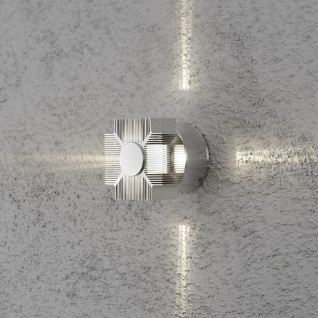 Monza HP-LED 3W Kryss Vägglampa Ute