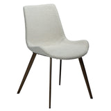 Hype Stol Dove Bouclé, Antique Brass