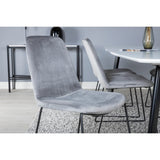 Polar, Muce Rektangulär matgrupp Svart,Grå, Svart, Vit, 240 x 100