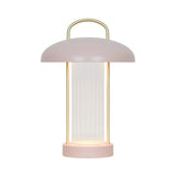 Mirano Uppladdningsbar Lampa Puderrosa