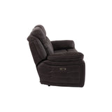 Teddy 2-Sits Reclinersoffa Manuell Brun
