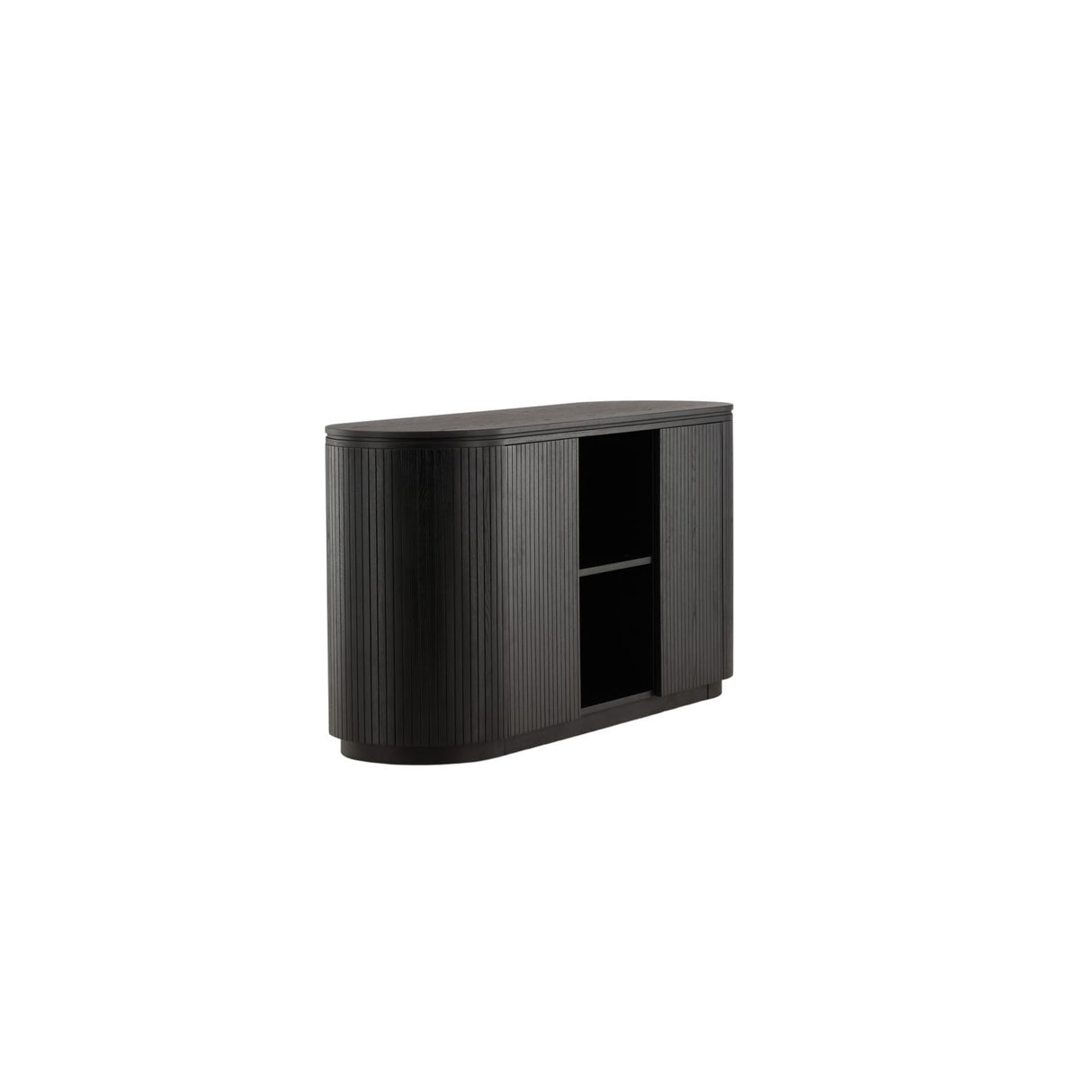Fjällbacka TV-bänk Black, 48 x 80 x 160