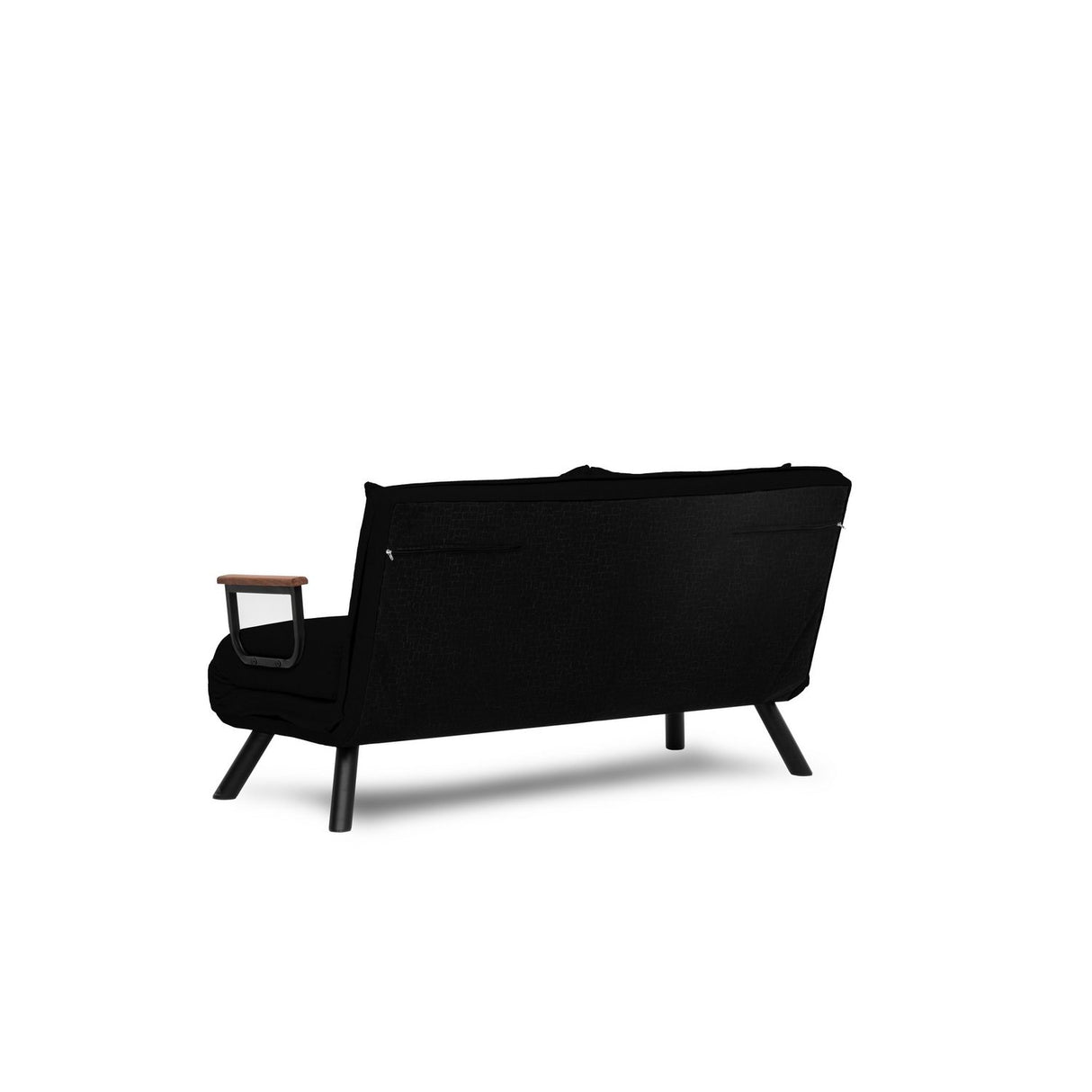Apia 2-sits (25 x 134 x 121 cm) 2-sits bäddsoffa Svart