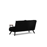 Apia 2-sits (25 x 134 x 121 cm) 2-sits bäddsoffa Svart