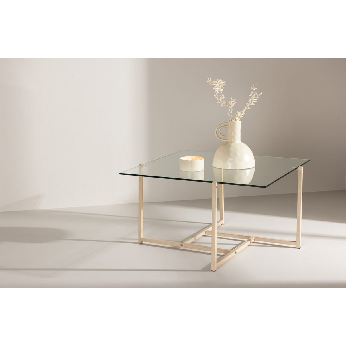 Hybrid Soffbord Klar, 80 x 80