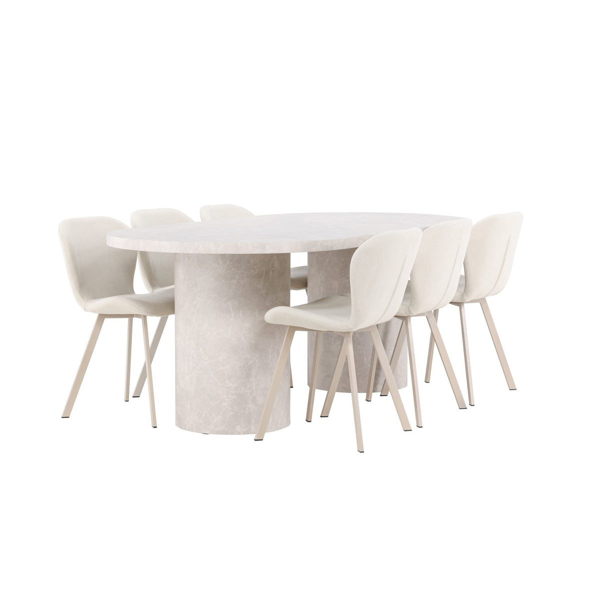Narvik, Lilja Oval matgrupp Beige, Beige, 200 x 100