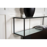 Maglehem Sidobord Svart, 74 x 130 x 35