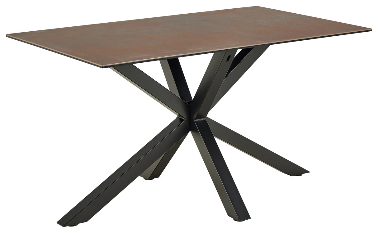 Verdun Matbord 135x80 cm Rostbrun Lemco