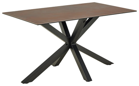 Verdun Matbord 135x80 cm Rostbrun Lemco