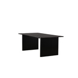 Vail Rektangulärt matbord Svart, MDF, 200 x 100