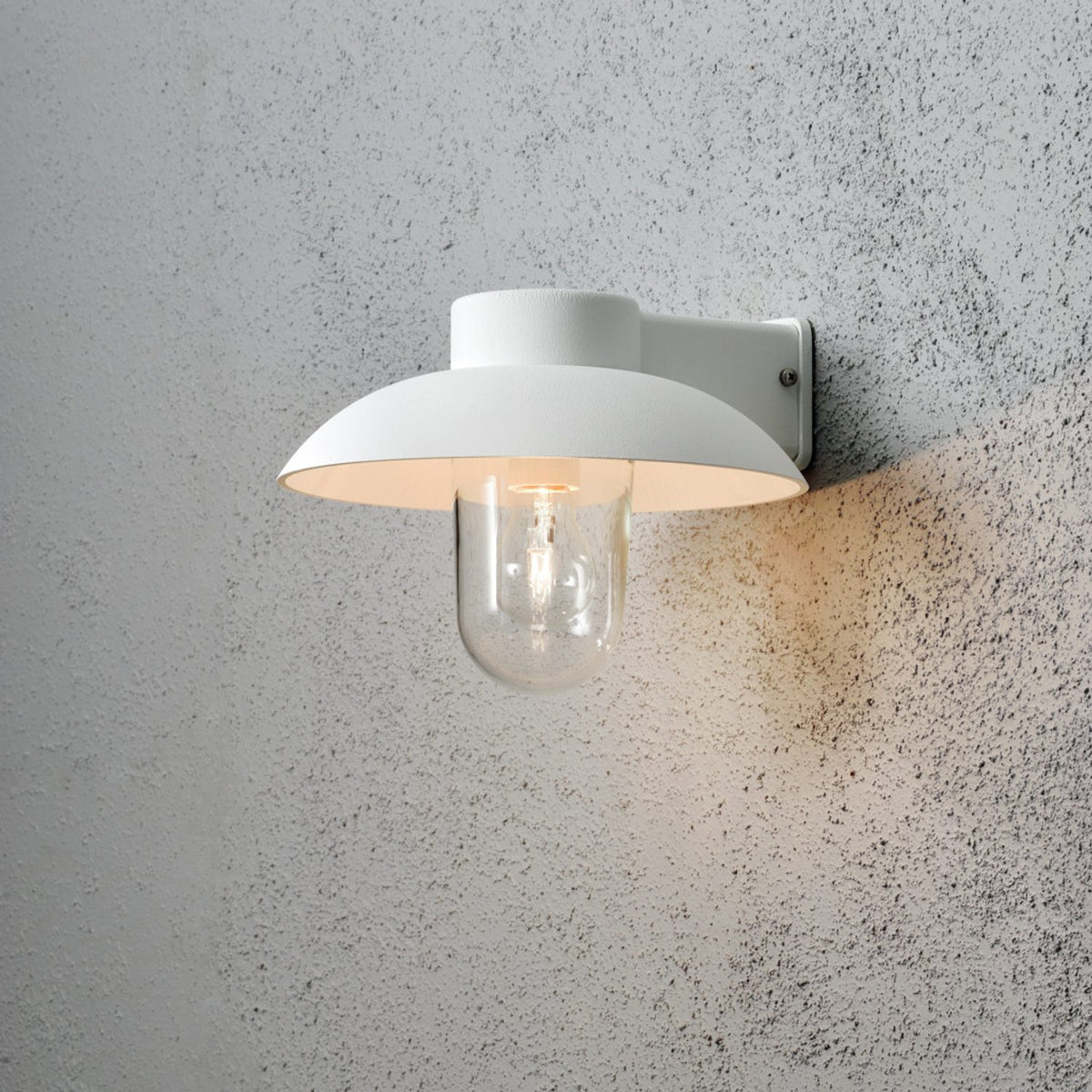 Mani E27 Vägglampa Ute Mattvit