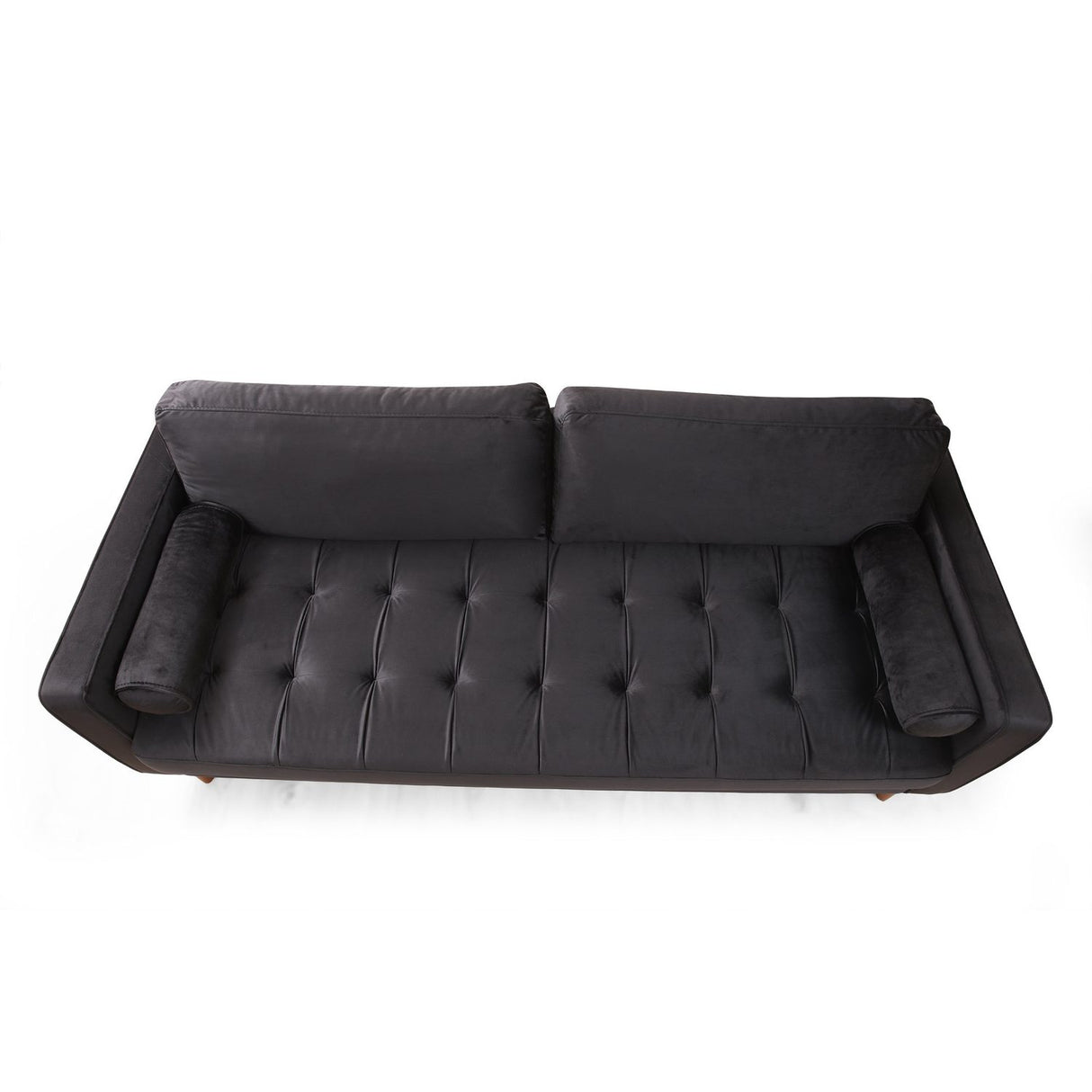 Rom (215 x 90 x 70 cm) 3-sitssoffa Svart ek