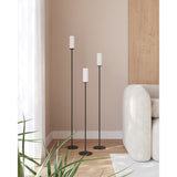 Steel Pillar 100 cm Golvljusstake