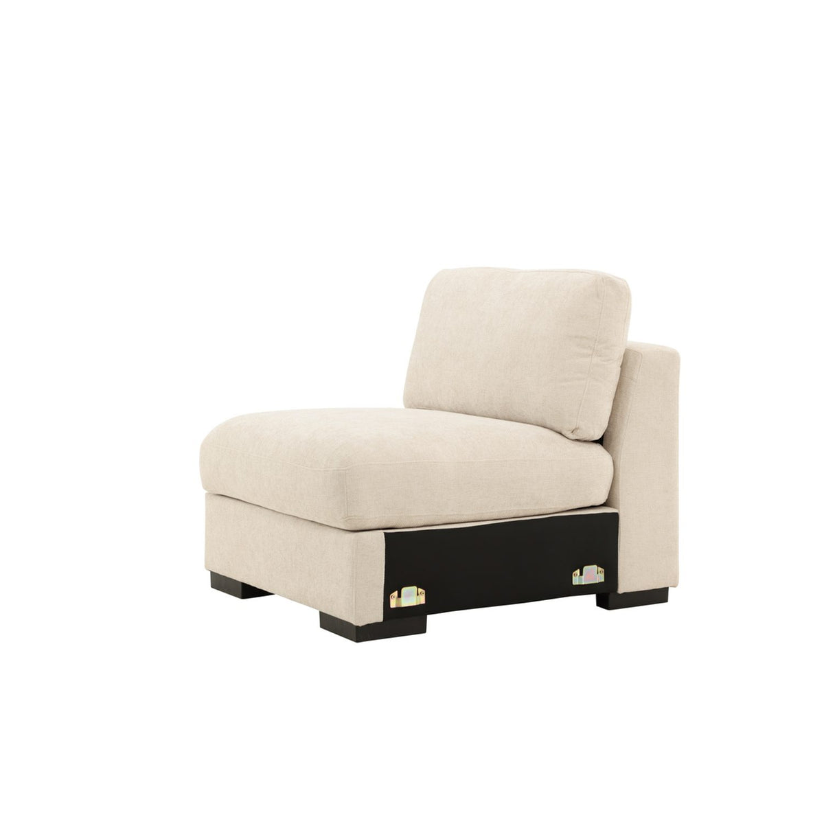 Salerno Hörnsoffa Beige, Mittdel