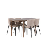 Andy, Modesto Oval matgrupp Beige,Svart, Natur, 180 x 90