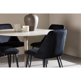 Lycke, Night Rund matgrupp Svart, Beige, ⌀110