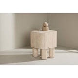 Klirou Sidobord Beige, 40 x 40