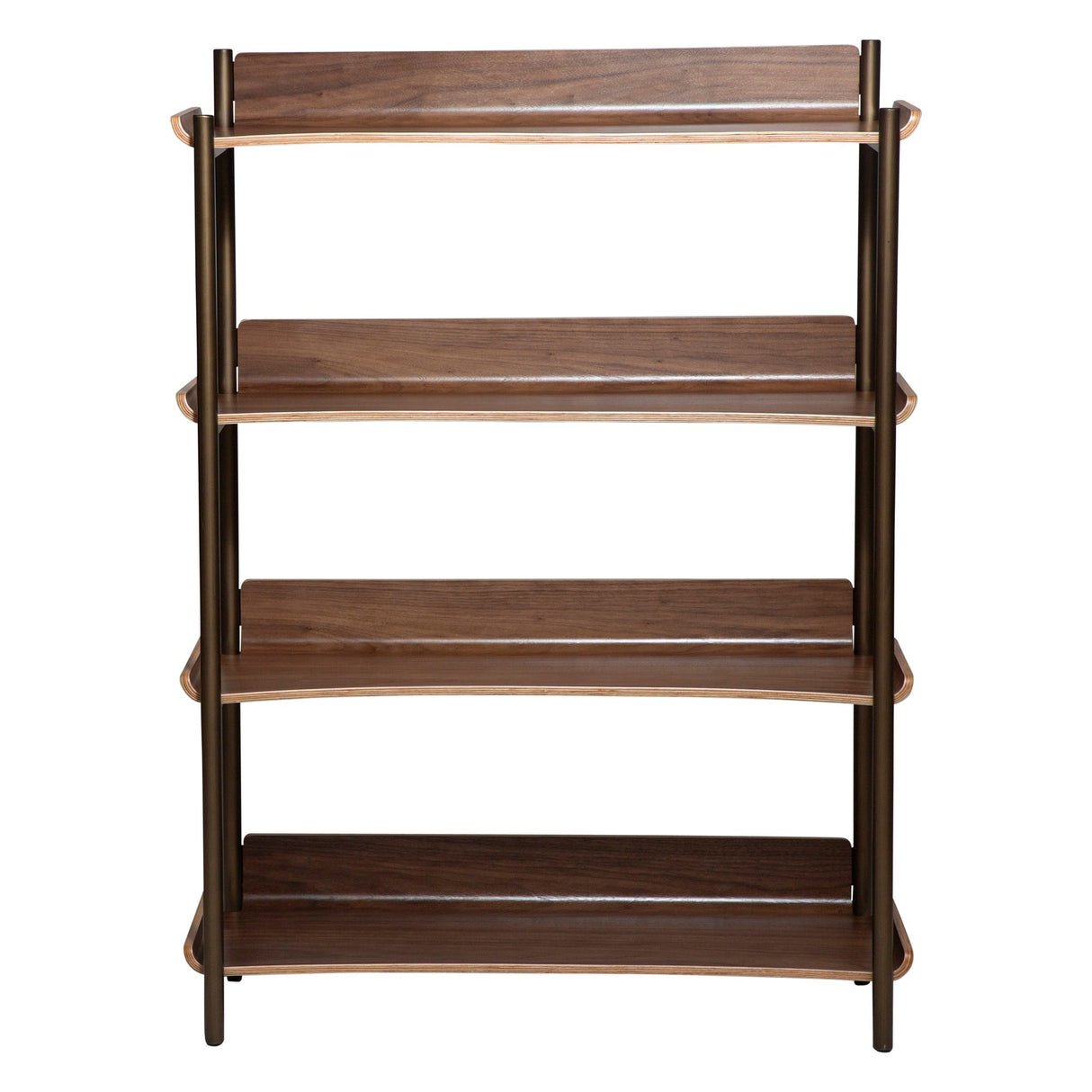 Friyay Set om 4 Hylla Walnut