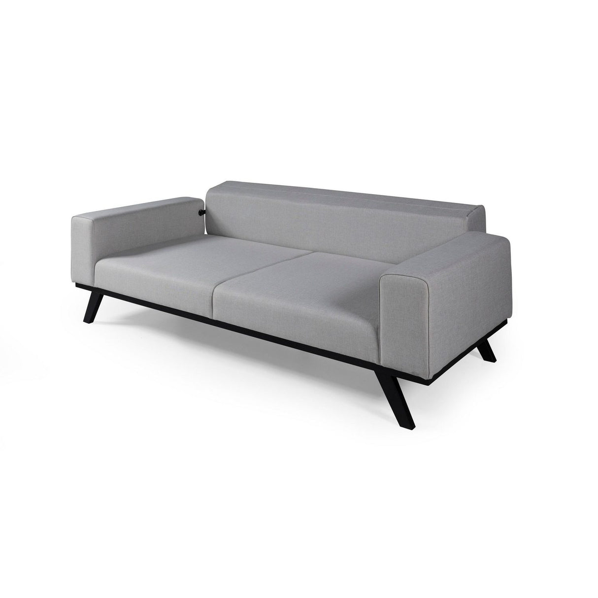 Maputo 3-sits (222 x 92 x 77 cm) 3-sits bäddsoffa Ljusgrå