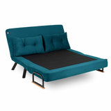 Apia 2-sits (25 x 134 x 121 cm) 2-sits bäddsoffa Petrolgrön