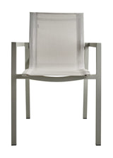Delia Karmstol Light Grey/Off-White
