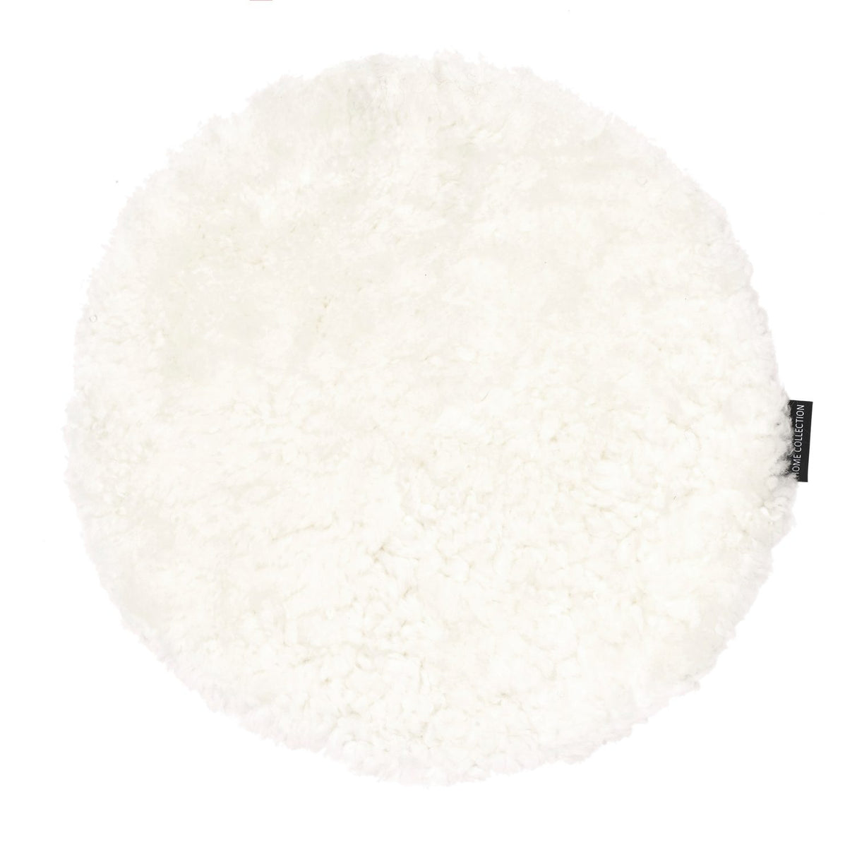 Curly Rund Sittplätt White