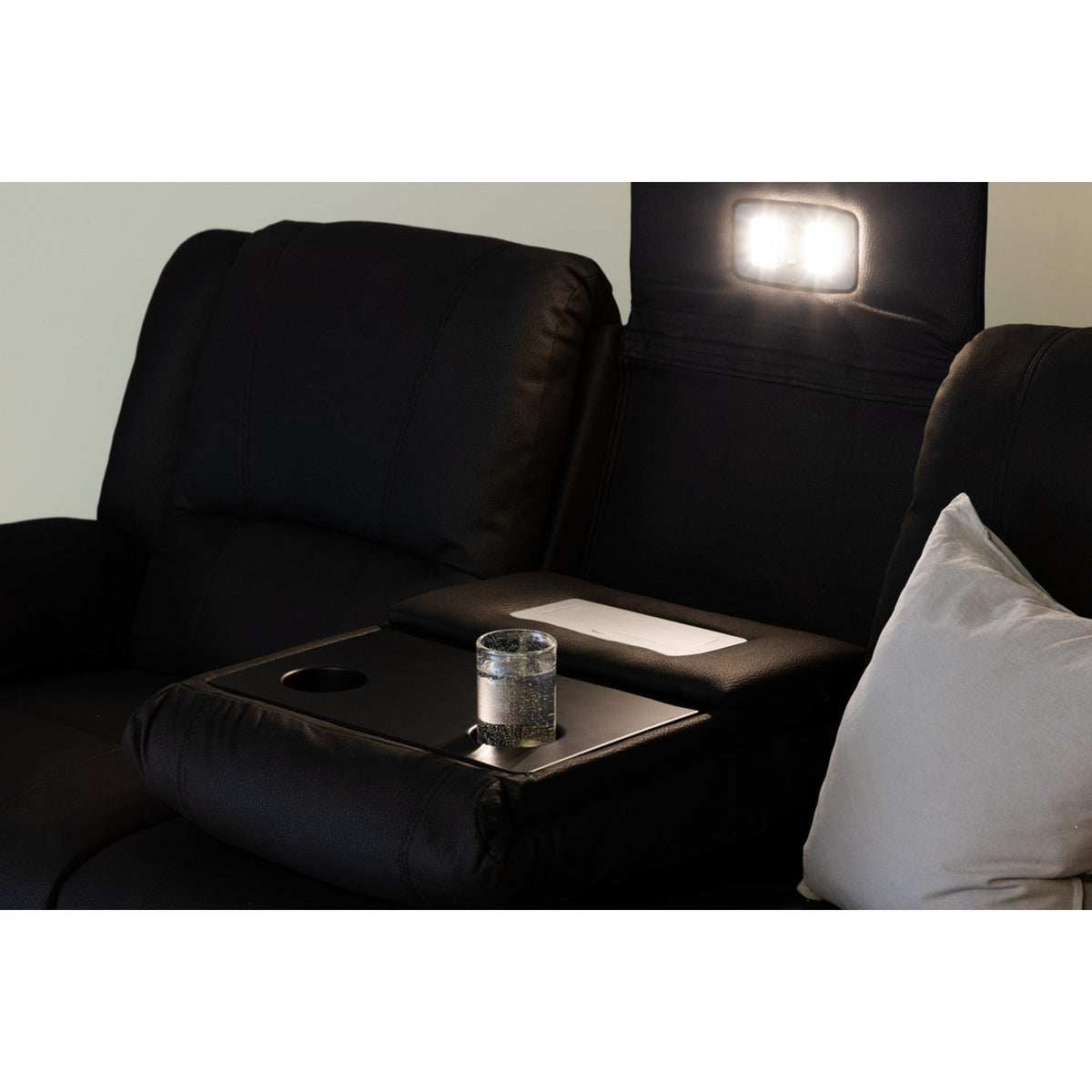 Singapore Reclinersoffa Svart