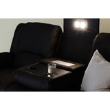 Singapore Reclinersoffa Svart